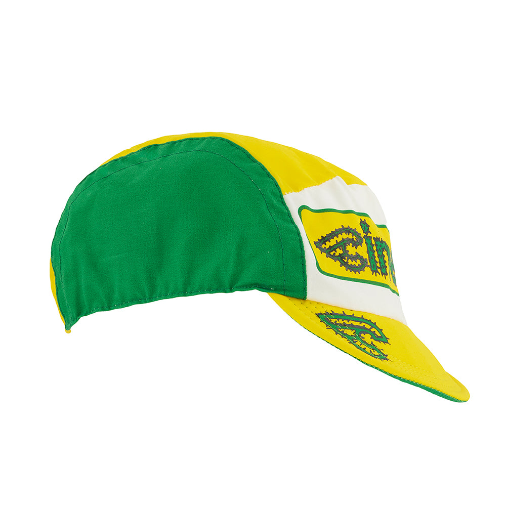 CYCLING CAP EXPLORER CACTUS YELLOW AND WHITE – Cinelli Official