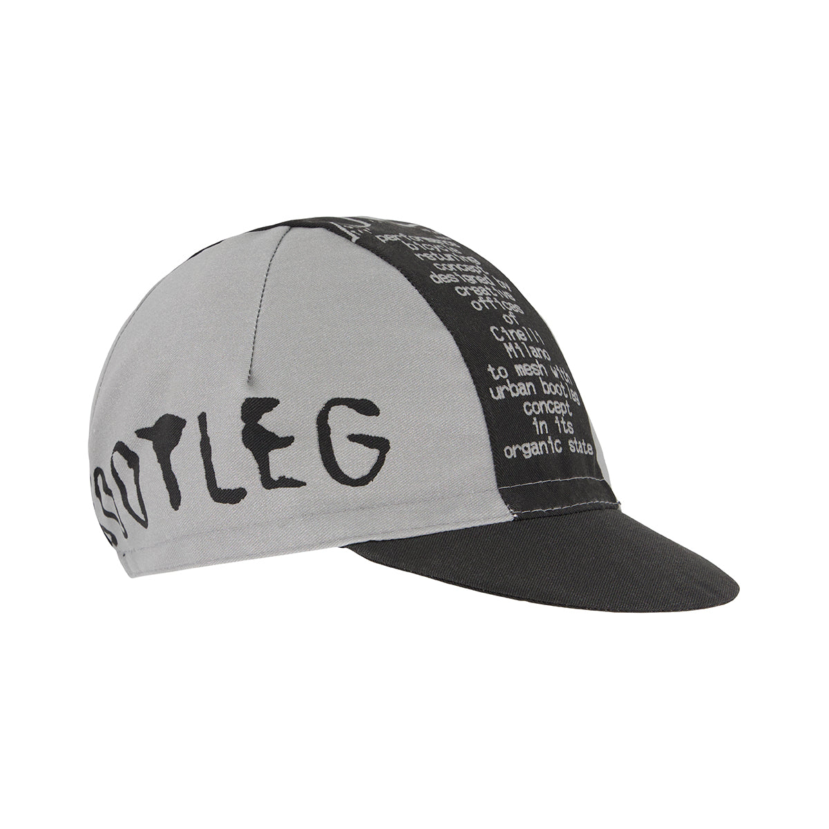 CAP SILVER BOOTLEG SILVER & BLACK – Cinelli Official