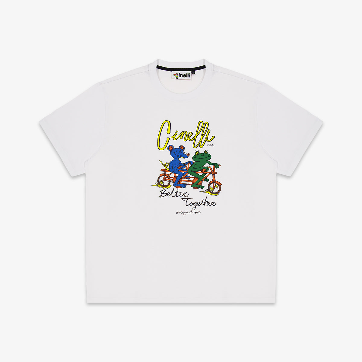 T-SHIRT MELCHER OOSTERMAN BETTER TOGETHER WHITE – Cinelli Official
