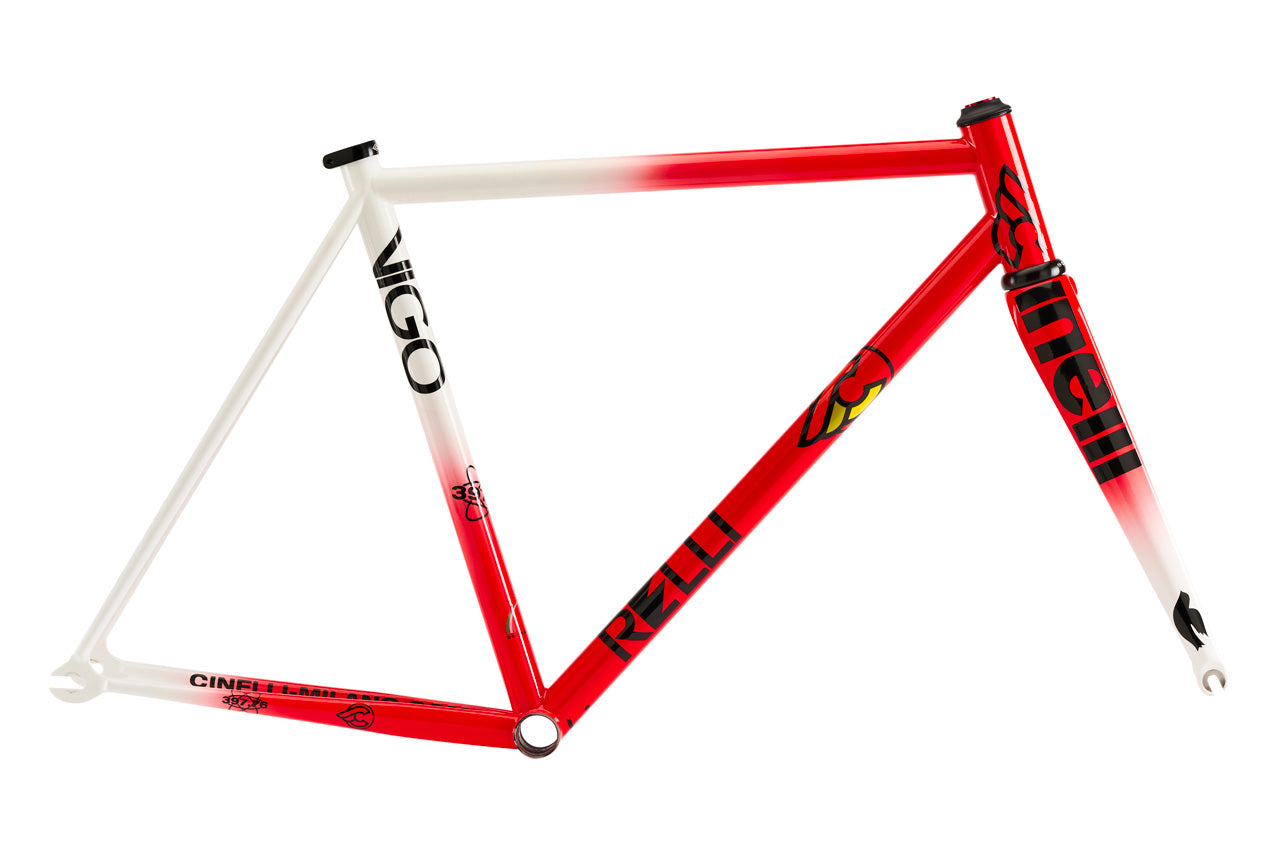 cinelli vigorelli fixed gear Cinelli Vigorelli 80's Team Red-White Frames, Large