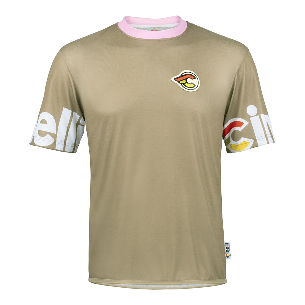 TECH TEE SHORTSLEEVE MEGA LOGO AGAVE – Cinelli Official