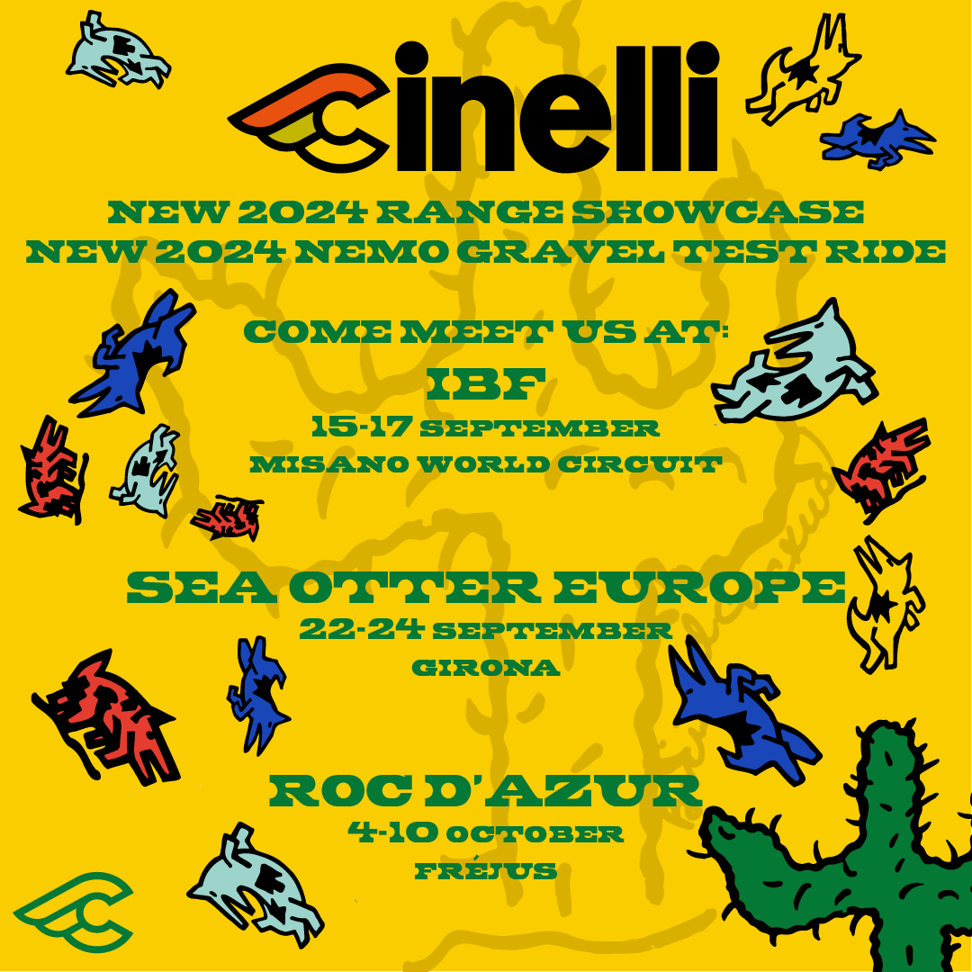 Événements à venir de Cinelli : IBF | SEA OTTER EUROPE | ROC D'AZUR ...