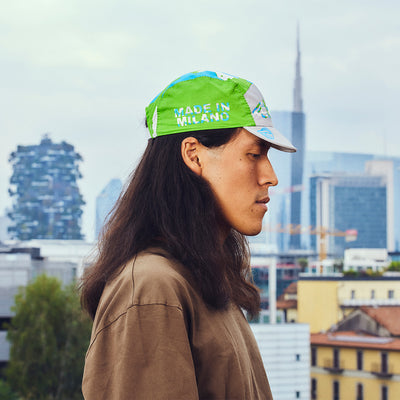 CAP EXPLORER GLOBAL CYCLING GREEN AND BLUE