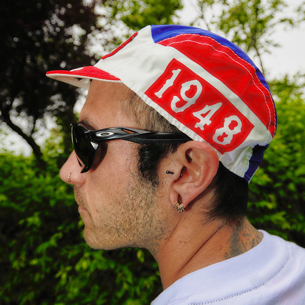 CYCLING CAP EXPLORER OWNERS CLUB RED AND BLUE – Cinelli Official