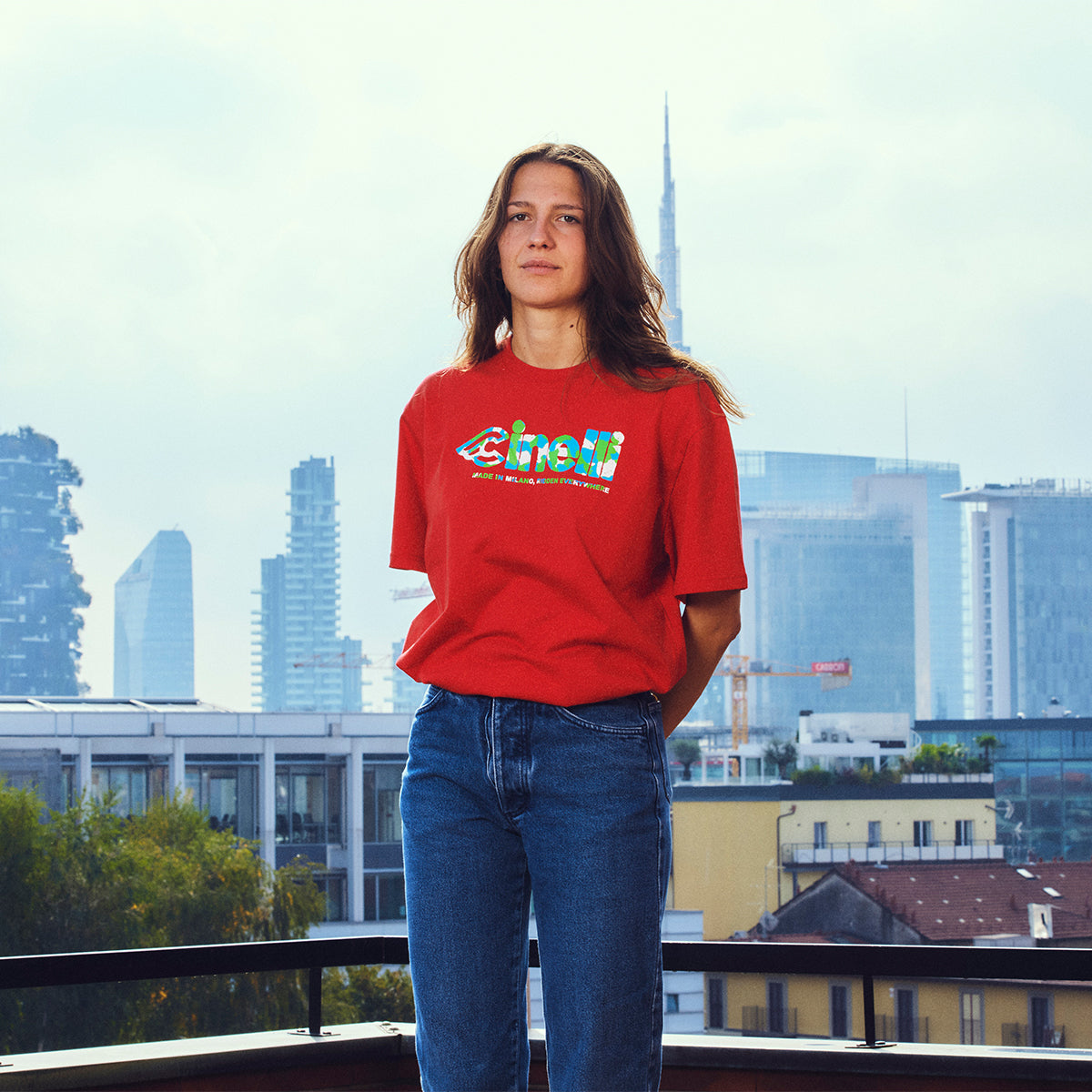 T-SHIRT GLOBAL CYCLING RED – Cinelli Official