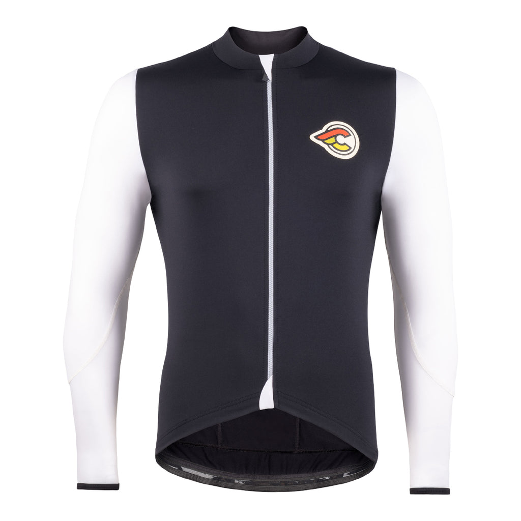JERSEY LONGSLEEVE SUPERCORSA BLACK & WHITE – Cinelli Official