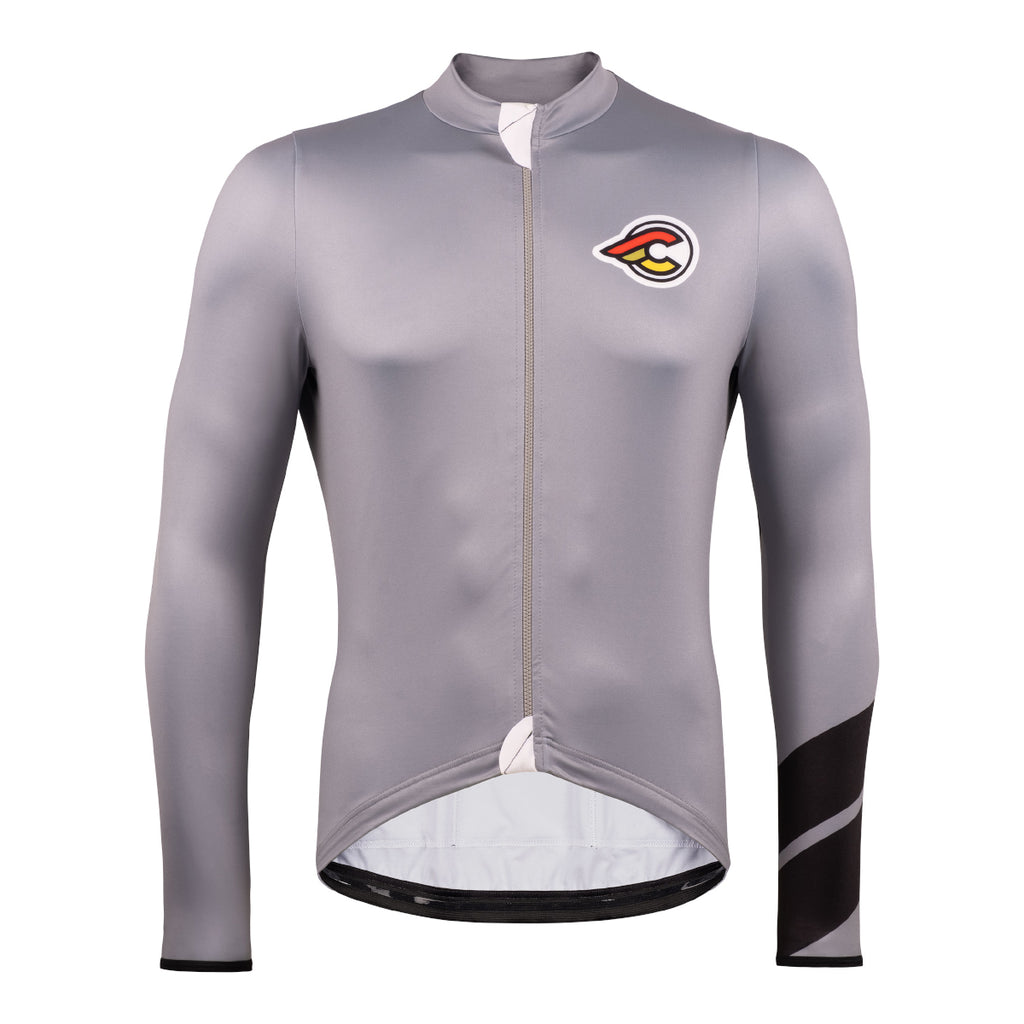 JERSEY LONGSLEEVE TEMPO NEMO CEMENT GRAY – Cinelli Official