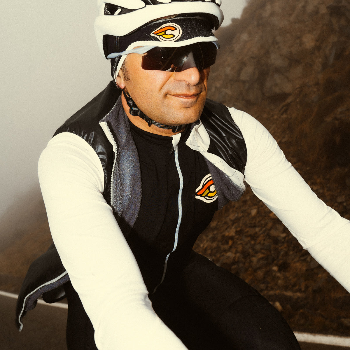 JERSEY LONGSLEEVE SUPERCORSA BLACK & WHITE – Cinelli Official