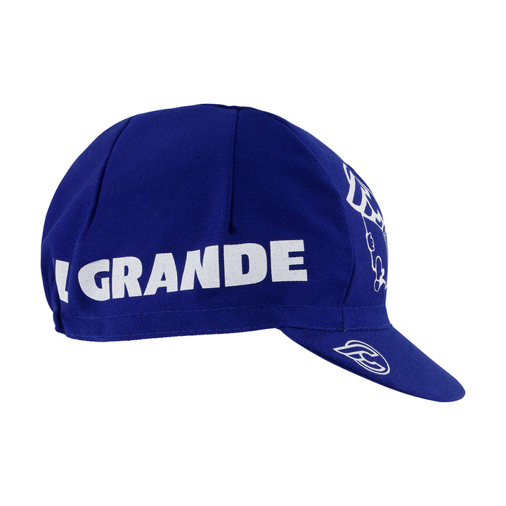 Casquette Cycliste Vintage Cinelli Il Grande Ciclismo - Rayures Tricolores - Fabriquée USA