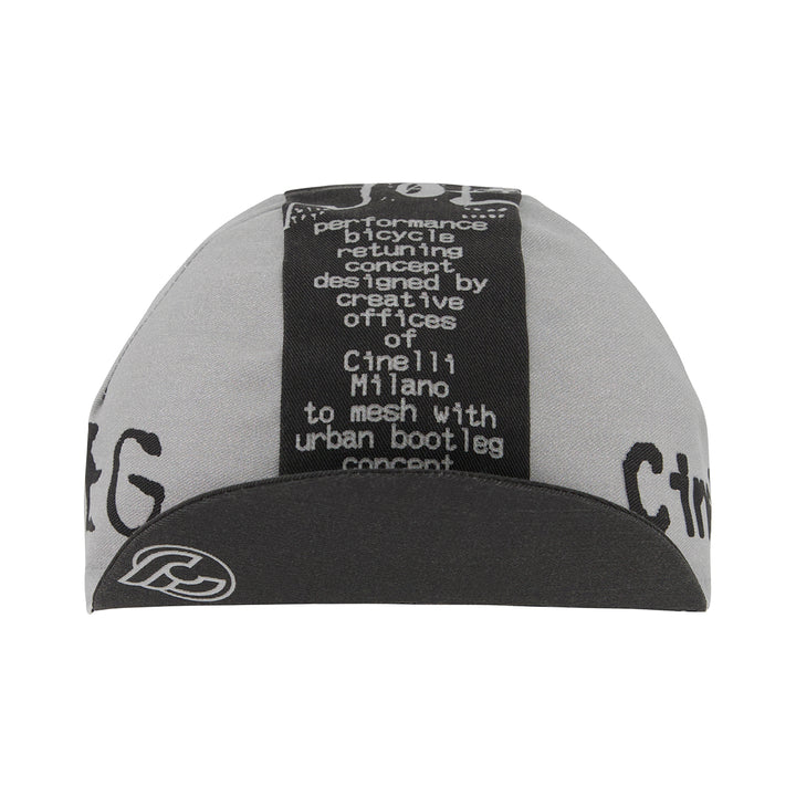 CAP SILVER BOOTLEG SILVER & BLACK – Cinelli Official