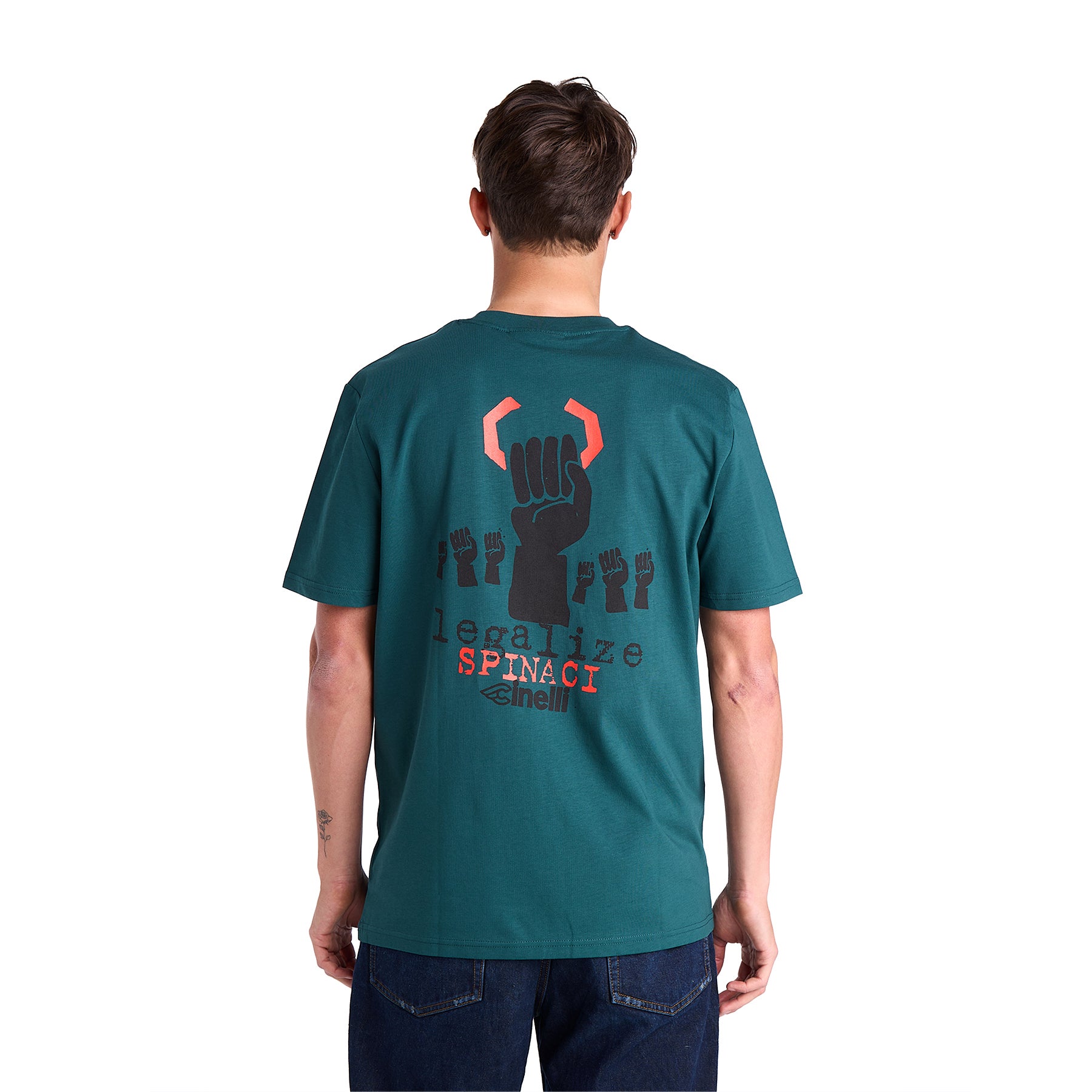 ハルニシオン　芹沢心色　Tシャツ T-SHIRT LEGALIZE SPINACI GREEN – Cinelli Official