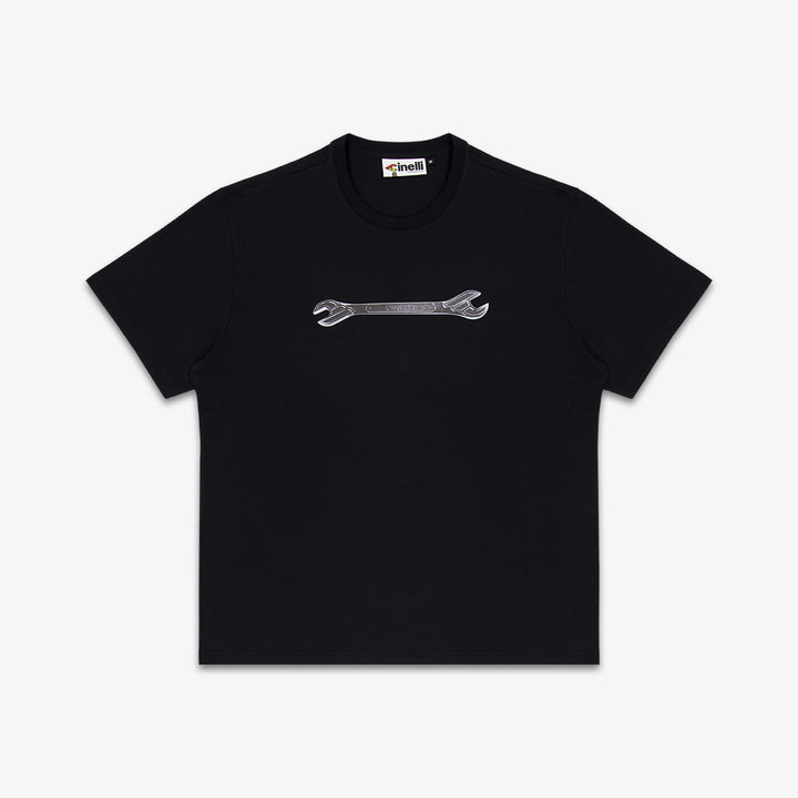 T-SHIRT WINGED WRENCH BLACK – Cinelli Official