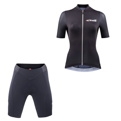 Woman Tempo Black Cycling Kit