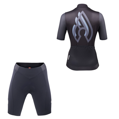 Woman Tempo Black Cycling Kit