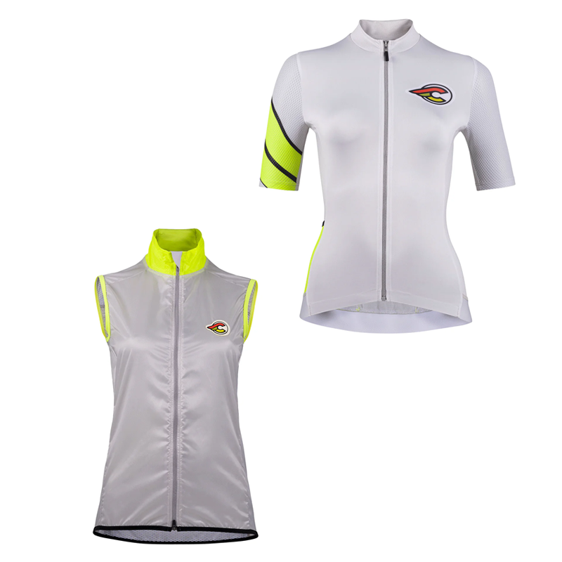 Woman Tempo Nemo Oatmilk Cycling Kit