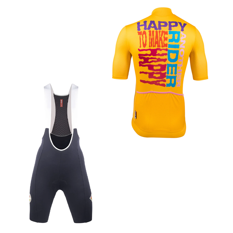 Tempo Happy Yellow Cycling Kit