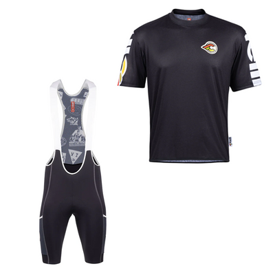 Gravel Black Cycling Kit