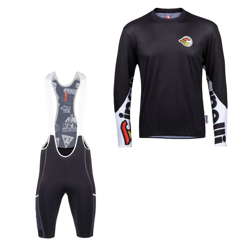 Gravel Longsleeve Black Cycling Kit