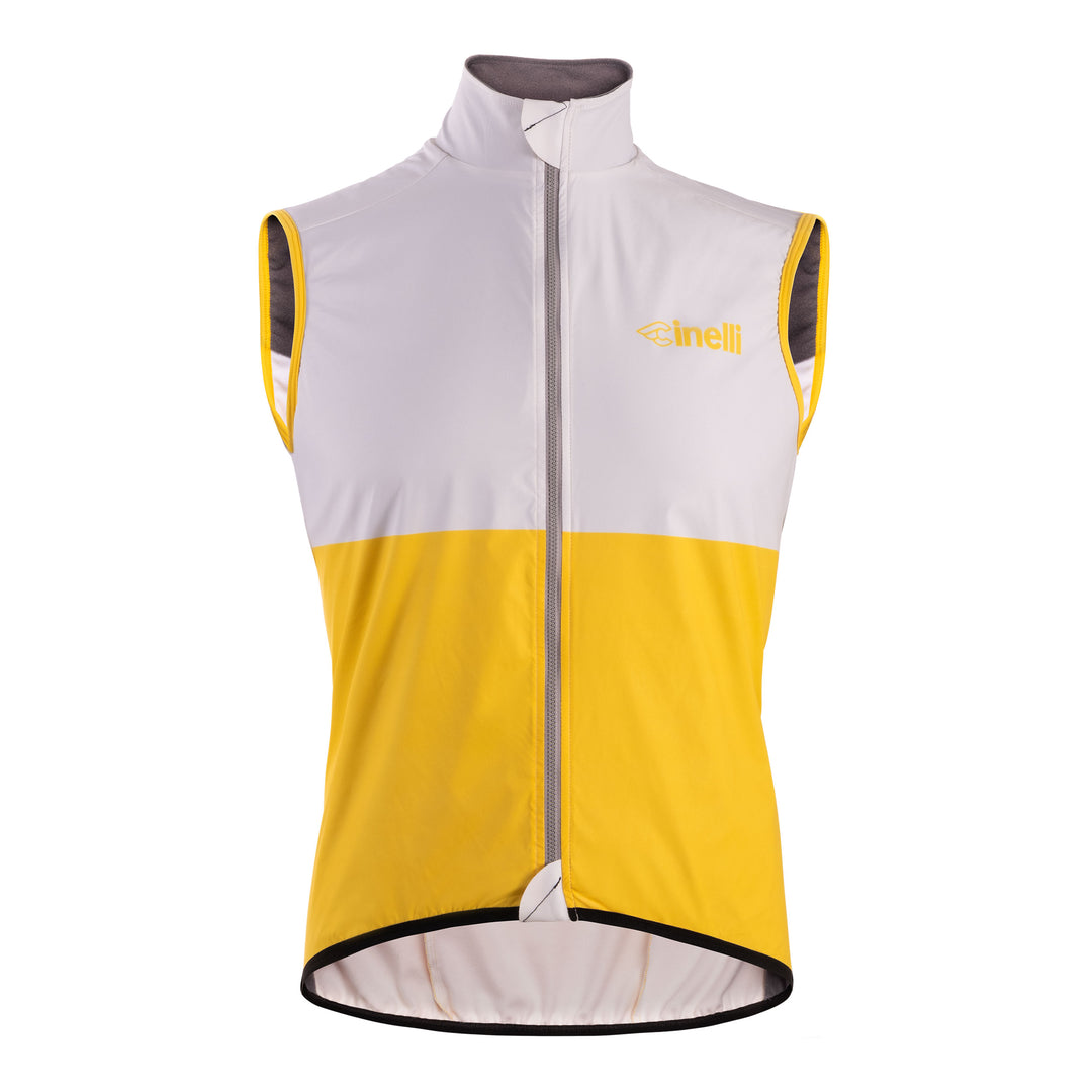 WINTER VEST TEMPO YELLOW BLOCK – Cinelli Official
