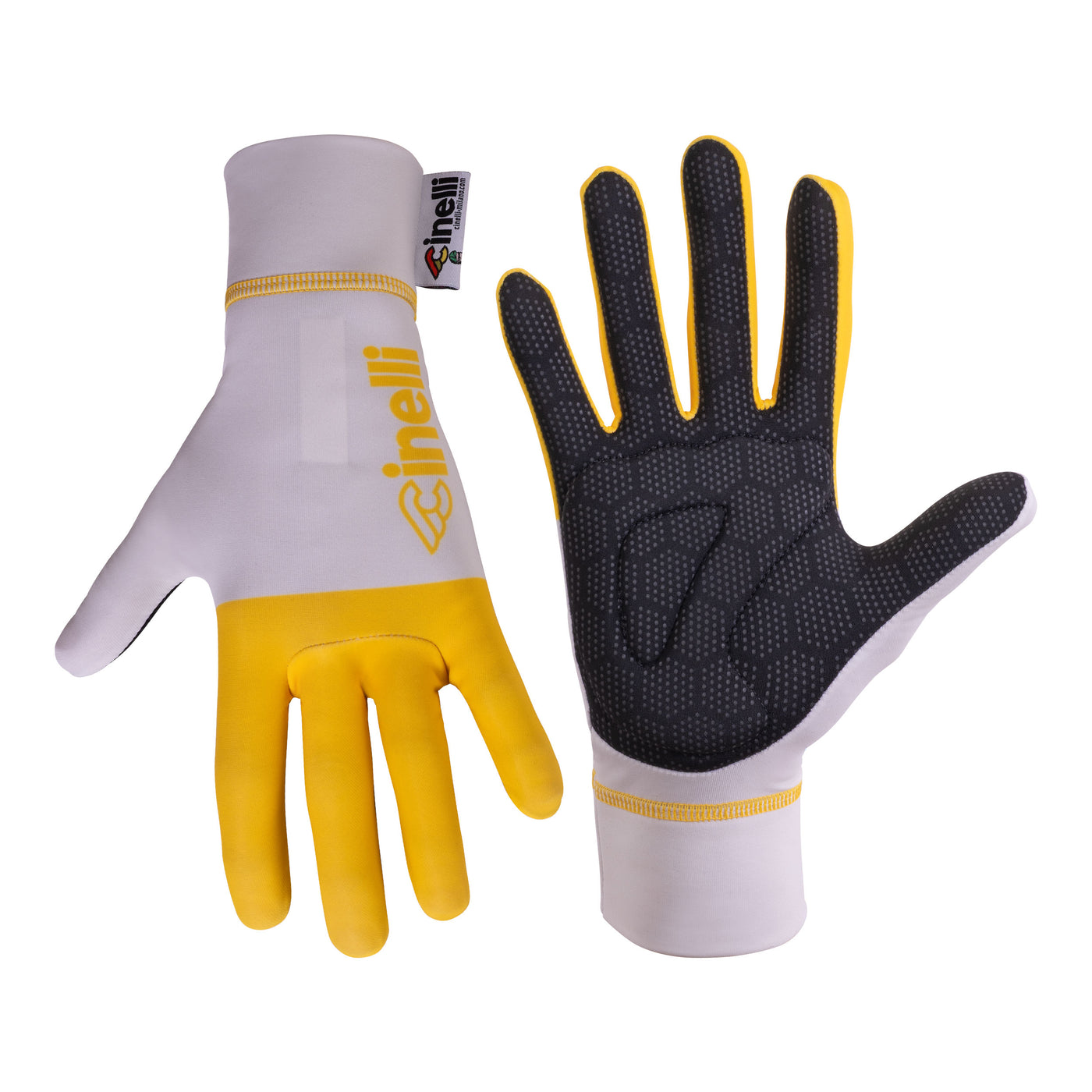 WINTER GLOVES TEMPO YELLOW BLOCK