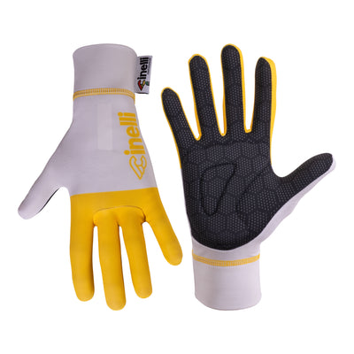 WINTER GLOVES TEMPO YELLOW BLOCK
