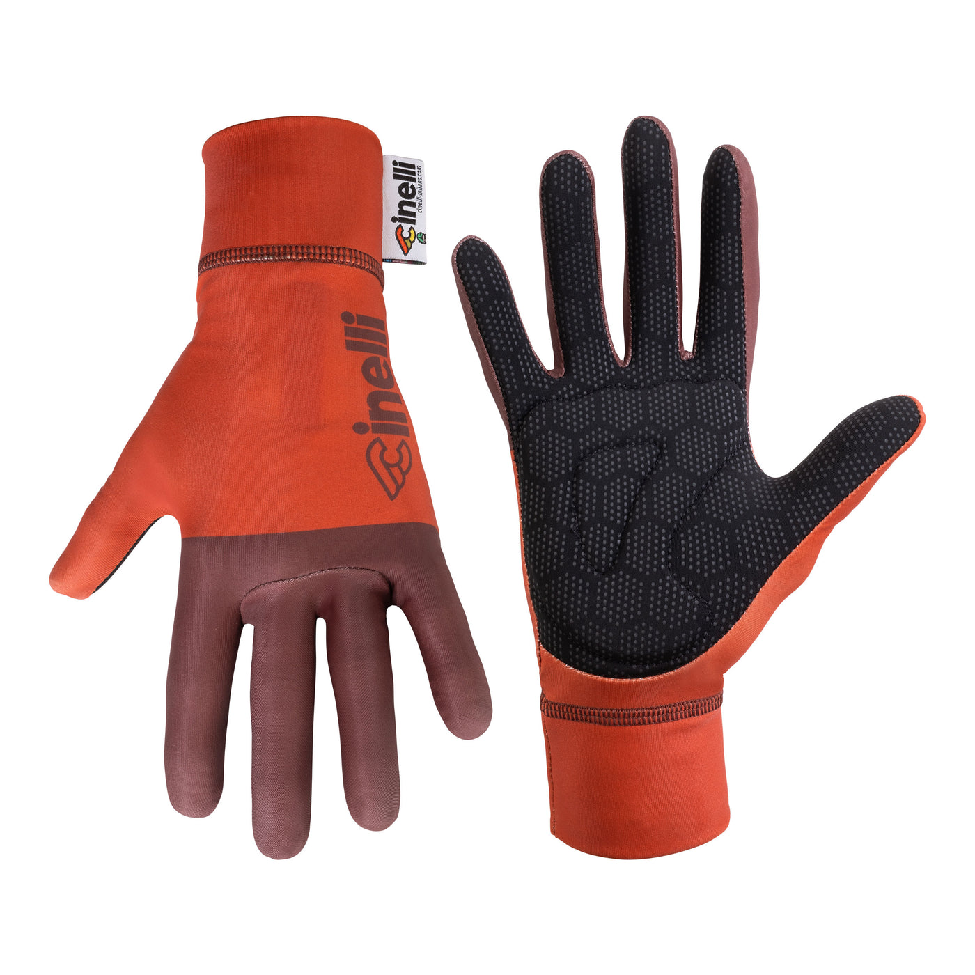 WINTER GLOVES TEMPO BROWN BLOCK