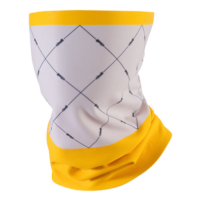 WINTER NECK WARMER YELLOW BLOCK