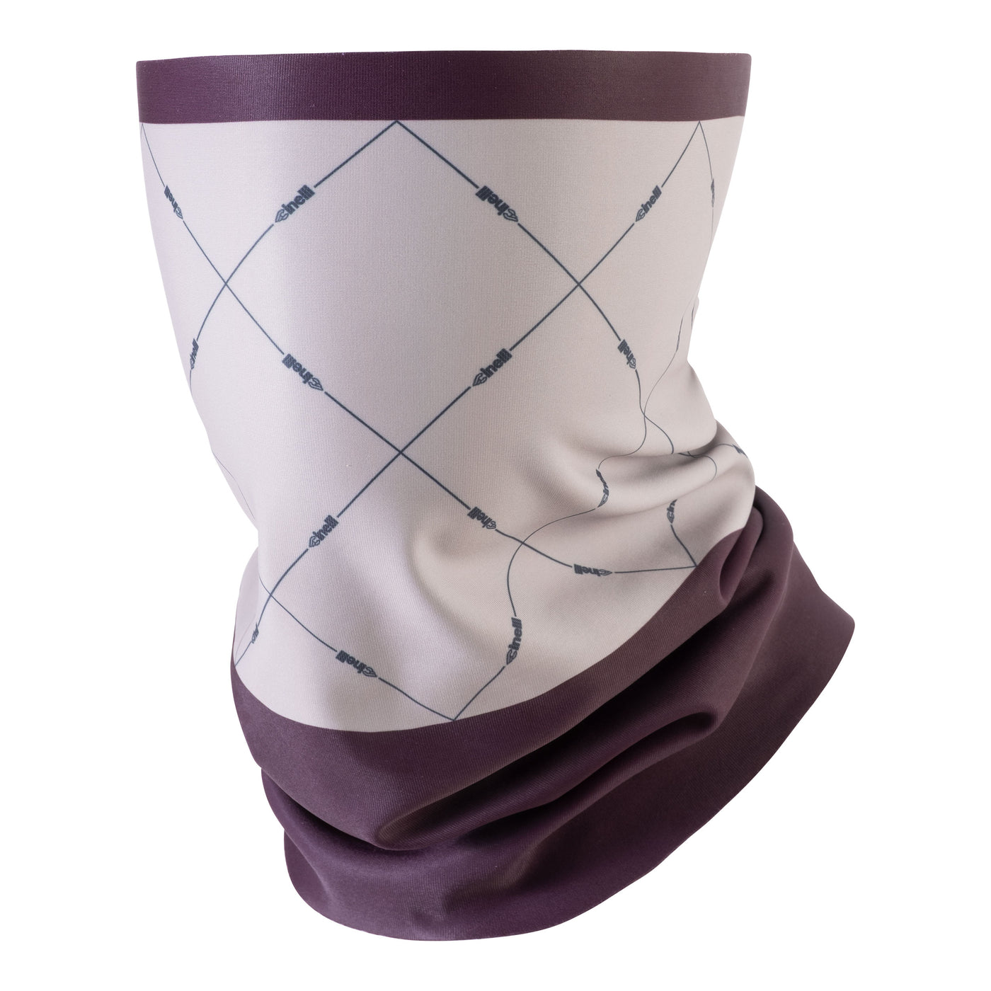 WINTER NECK WARMER PURPLE BLOCK