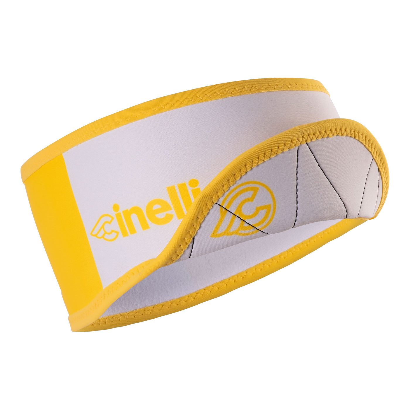 WINTER HEADBAND TEMPO YELLOW BLOCK