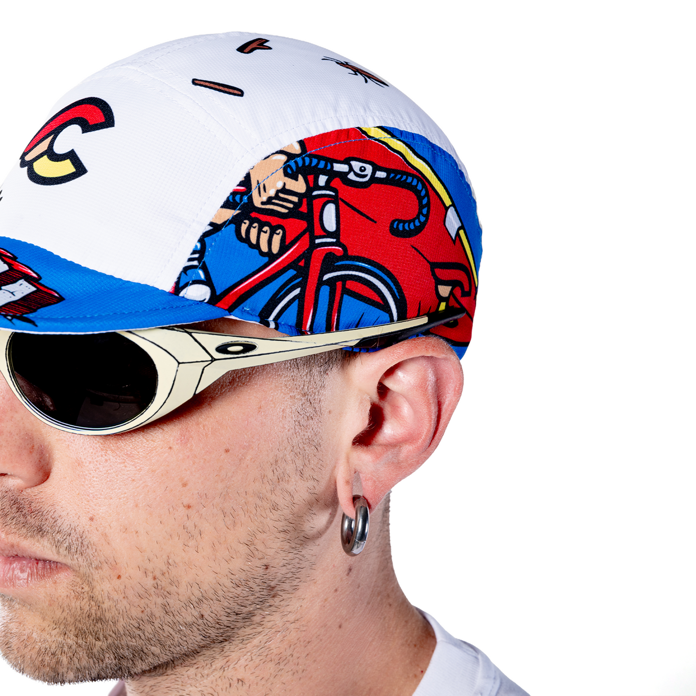 DRIFTER CAP JIMBO PHILLIPS WHITE & BLUE