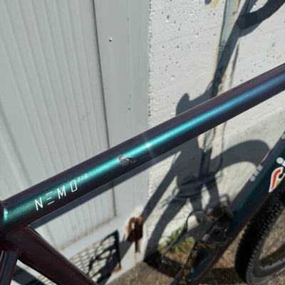NEMO TIG GRAVEL - Hi Ride - Green Pink & White Decals - S