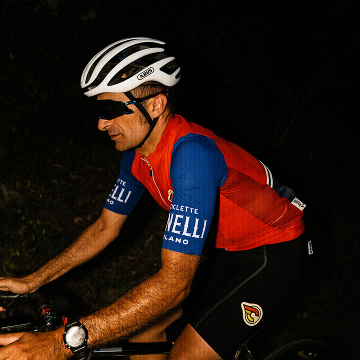 JERSEY SUPERCORSA TARGA RED AND BLUE – Cinelli Official