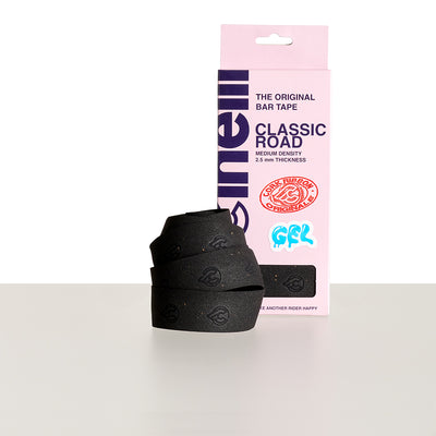 CLASSIC ROAD CORK GEL BLACK LENKERBAND