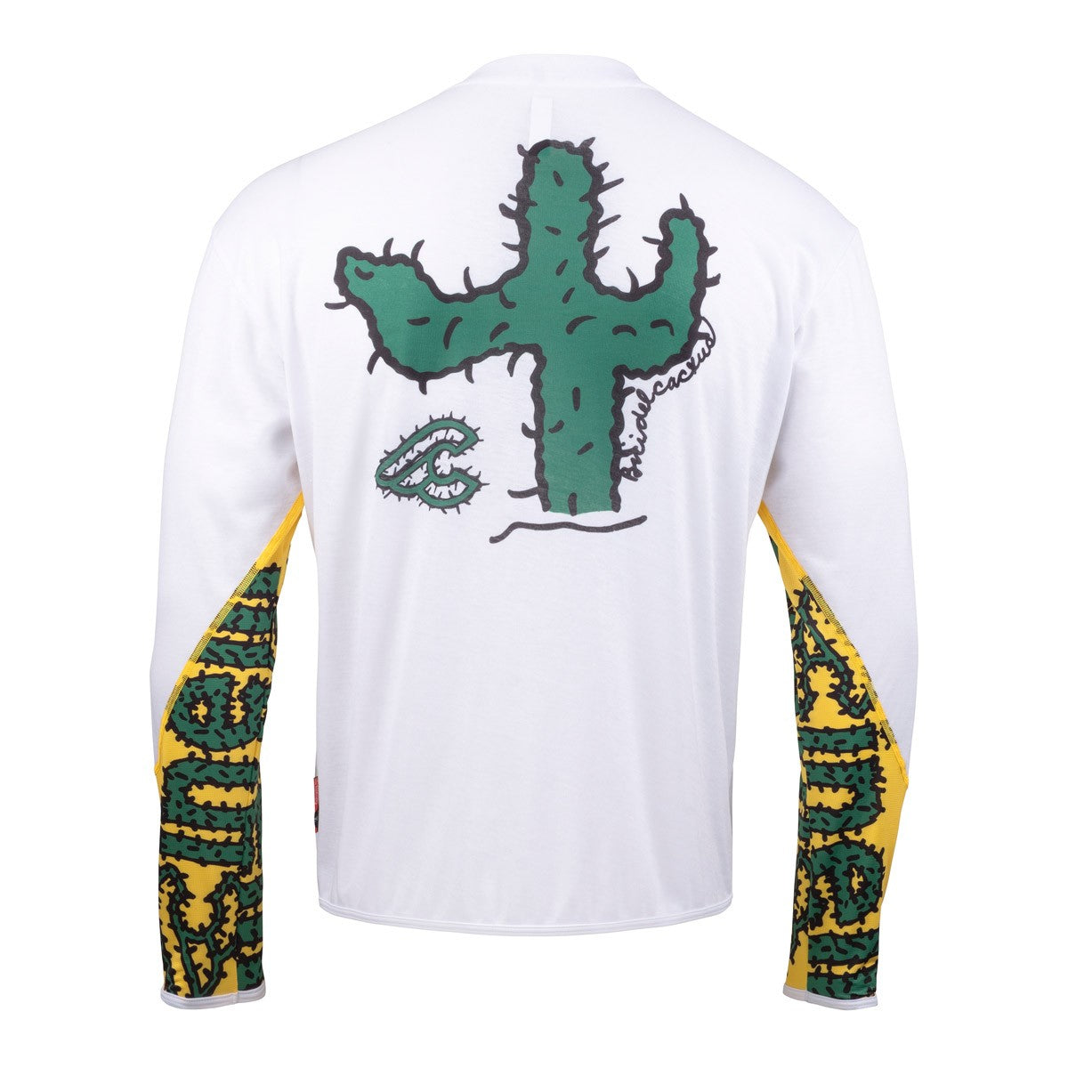 TECH TEE LONGSLEEVE GRAVEL CACTUS WHITE – Cinelli Official