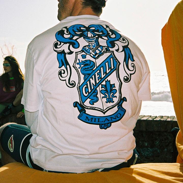 T-SHIRT HERITAGE WHITE – Cinelli Official
