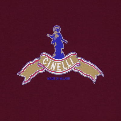 T-SHIRT MADONNINA BURGUNDY