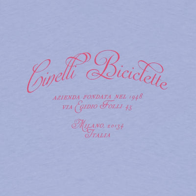 T-SHIRT VIA FOLLI BLUE