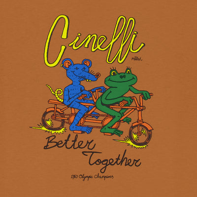 T-SHIRT MELCHER OOSTERMAN BETTER TOGETHER BROWN