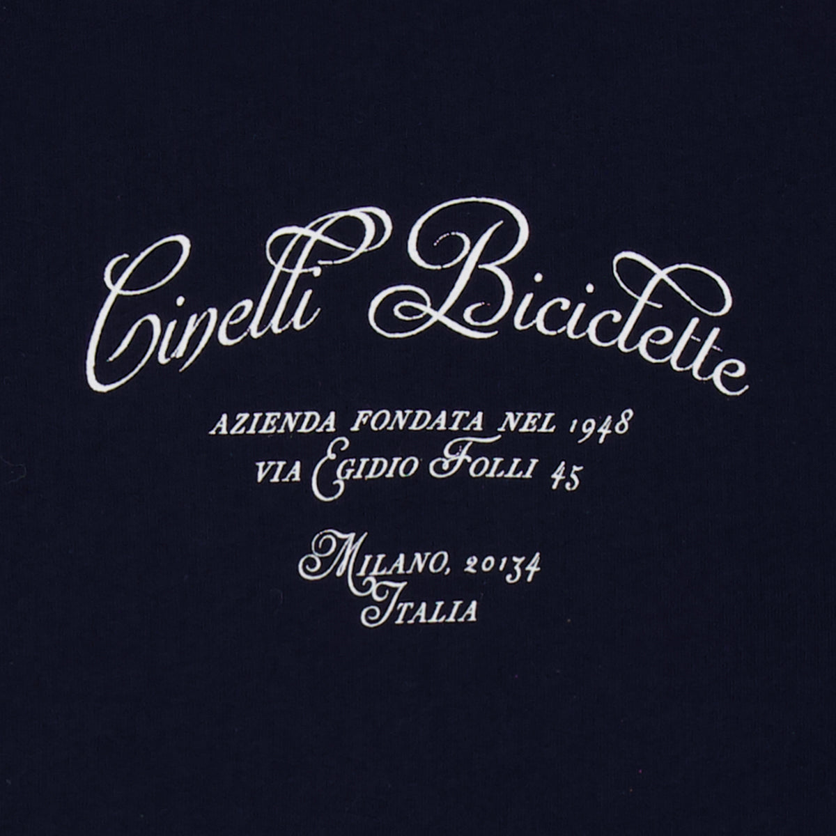 CREWNECK VIA FOLLI NAVY BLUE