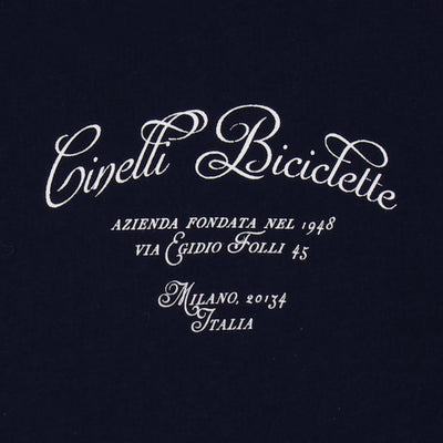 CREWNECK VIA FOLLI NAVY BLUE