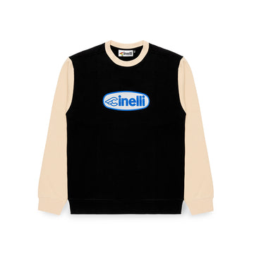 CREWNECK OVAL BLACK & WHITE – Cinelli Official