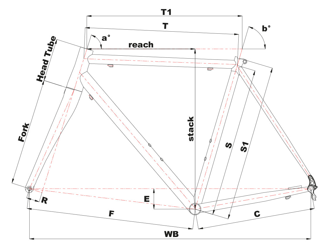 NEMO TIG ROAD - FRAME-KIT geometry
