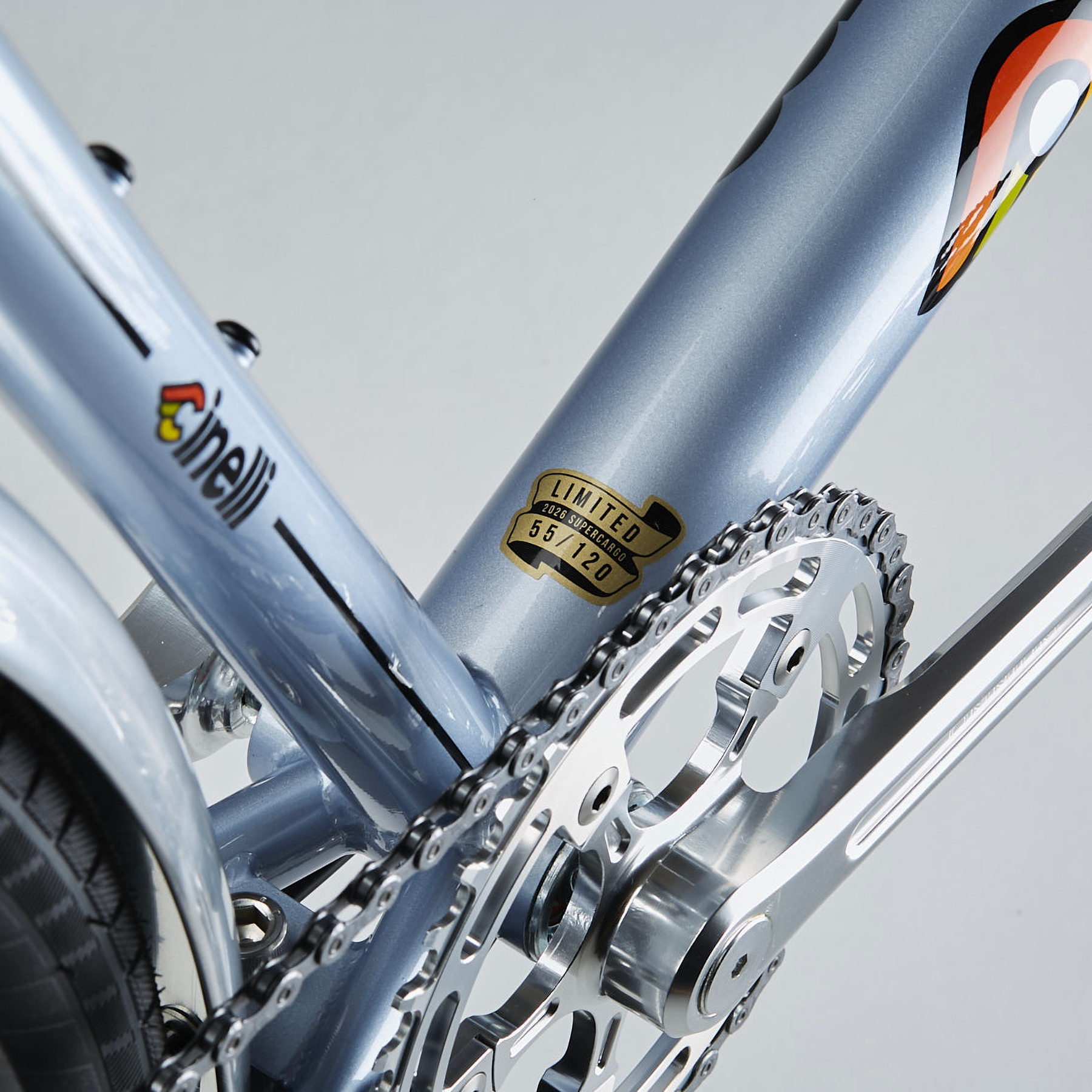 Cinelli x Omnium Supercargo — Limited Edition Cargo Bike Azzurro