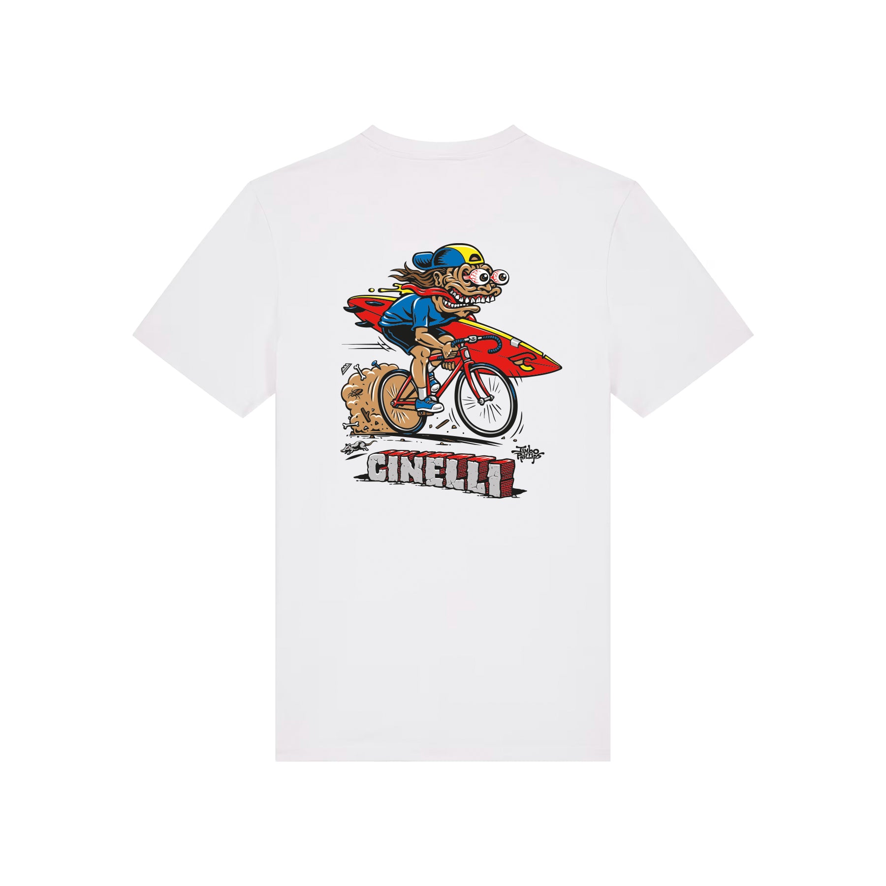 Jimbo Phillips T-Shirt — Cinelli Art Program | Organic Cotton Boxy