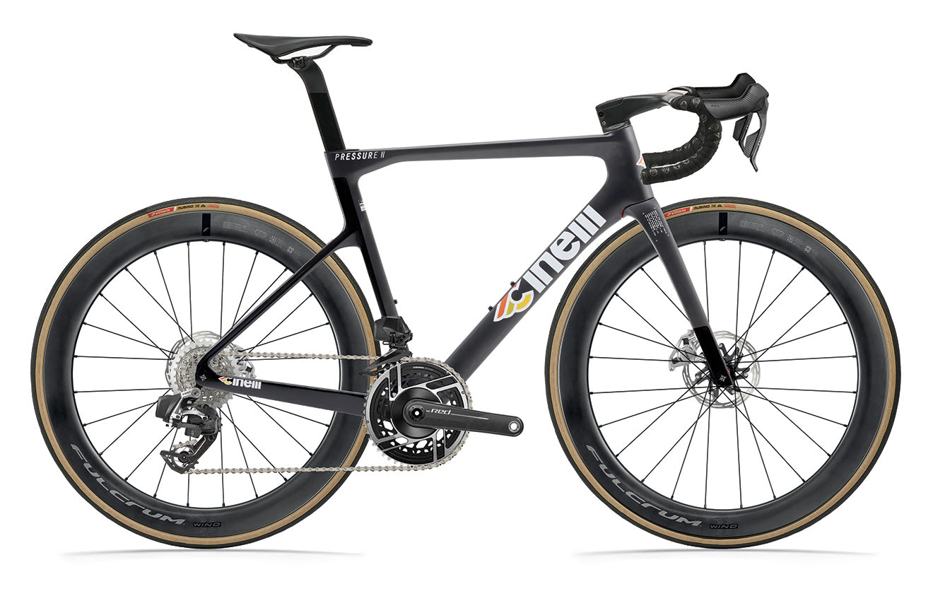 CINELLI ブラック ロードバイク PRESSURE 2 - RED ETAP AXS 12s – Cinelli Official