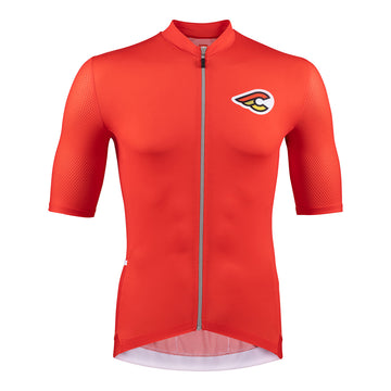 MESH JERSEY TEMPO IN BIKE WE TRUST RED – Cinelli Official