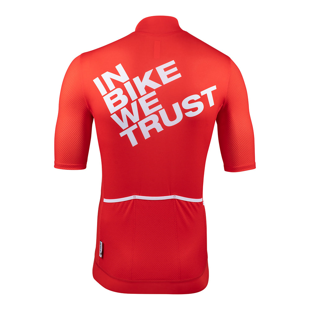 rennrad trikot cinelli MESH JERSEY TEMPO IN BIKE WE TRUST RED M fmk-sh-rx600e-superior-breathability The elasticated waistband at Bremse:Hydraulisch Die besten Rennrad Routen