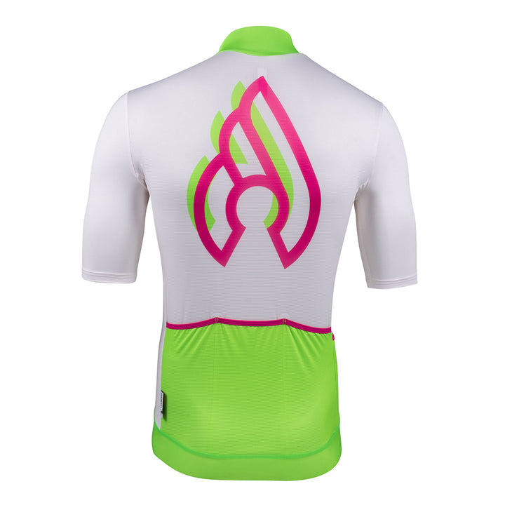 JERSEY TEMPO CRYSTAL WHITE AND GREEN – Cinelli Official
