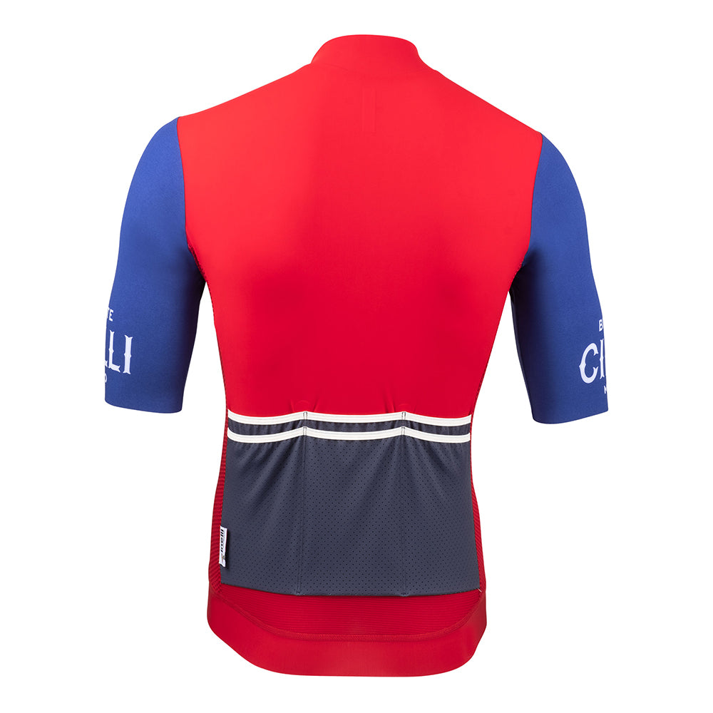 JERSEY SUPERCORSA TARGA RED AND BLUE – Cinelli Official