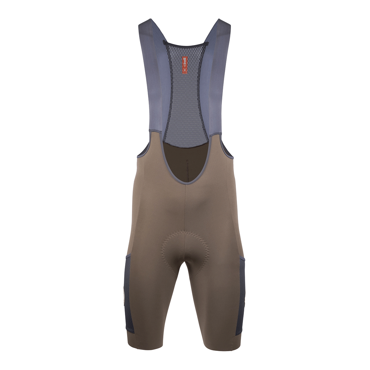 BIBSHORT CARGO GRAVEL BROWN